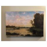 Summer Morning On the Oise by Daubigny Art Print
