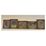 5 Framed Art Prints & Portrait Sketches