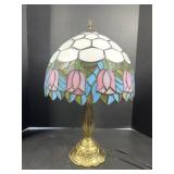 Tiffany Style Floral Stained Glass Lamp