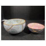 Decorative Kintsugi Style Ceramic Bowls