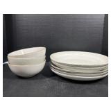 Threshold 5 plates and 3 bowls