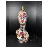 Taylor Swift Decoupage Bust Table Lamp Base
