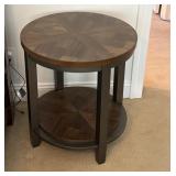 Round 2-Tier Accent End Table