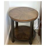 Round 2-Tier Accent End Table