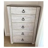 Modern farmhouse-style 5-drawer chest