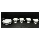 Porcelana Schmidt Teacups & Plates