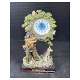 11ï¿½ De Elina Hunter & Wolf Table Clock