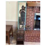 Plant Stand, Mosaic Metal Accent Table & Mirror
