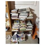 Small Wooden Shelf With Cookbooks & More