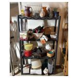 Plastic Shelf & Contents