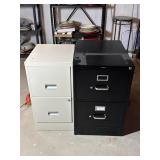 2 Metal Filing Cabinets