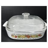 Large Corningware Spice of Life Bake Pan