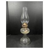 Antique Clear Glass Kerosene Oil Lamp
