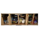 Underside of the cabinets contents