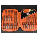 Drill Bit & Driver Bit Set in Case