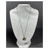 Heart Pendant Necklace with Accent Stones