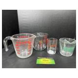 Pyrex and Anchor Hocking Measuring cups
