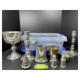 Pewter and more pieces