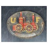 United Firemenï¿½s Insurance Cast Iron Plaque