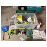 Tote Of Easter Decor