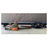 Electric Chainsaw and Hedge Trimmer