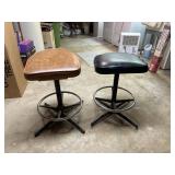 2 Work Shop Stools