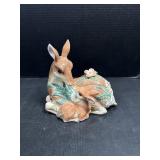 Fitz & Floyd Deer With Fawn Candy Dish
