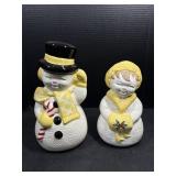 Vintage Frosty The Snowman Ceramic Figure