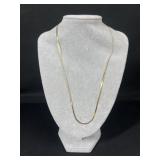 Broken Italy 18K Gold Herringbone Necklace
