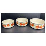 Kobé Strawberry Mixing Bowl Set