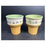 Pfaltzgraff Ice Cream Dishes