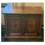 Flip Top Server Cabinet Bar Console