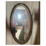 Vintage Oval Mirror