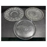 3 Serving Platters