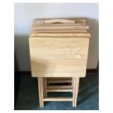 7 Wooden Dinner Trays