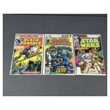 Black Panther Vol. 1 No. 5 and Starwars Vol. 1