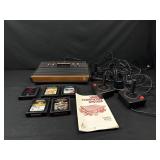 Atari 2600 Console with Games & Controllers