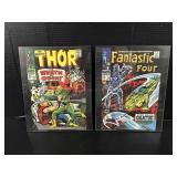 The Mighty Thor & The Fantastic Four Comic Covers