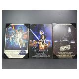 3 Star Wars Movie Poster Wall Art Set