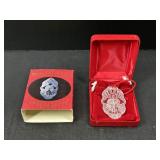 1999 Waterford Crystal Glass Christmas Ornament