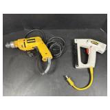 DeWalt Corded Drill & Stanley Electric