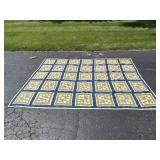 Large Goose Track Pattern Quilt