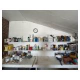Contents of Shelves Gardening Supplies and More