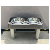 Heavy Duty Dog Food Bowls and Stand