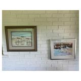 3 Framed Rachael Neumann Original Paintings
