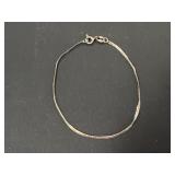 Sterling Silver Herringbone Bracelet