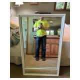 Large White Mirror
