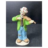 Flambro Emmett Kelly Jr. Violin Clown Figure