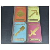 4 Minecraft Hardcover Handbooks