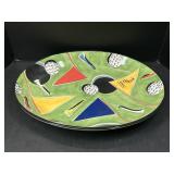 Large Golf Serving Plate
